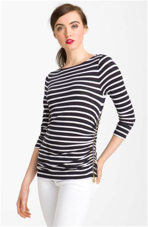 michael kors striped sleeveless top|Michael Kors tees long sleeve.